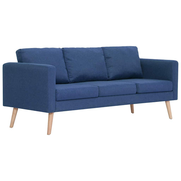 vidaXL 2-Piece Sofa Set Fabric Blue