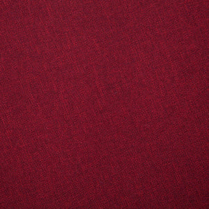 vidaXL 2-Piece Sofa Set Fabric Wine Red