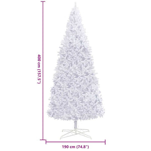 Künstlicher Weihnachtsbaum 400 cm Weiß