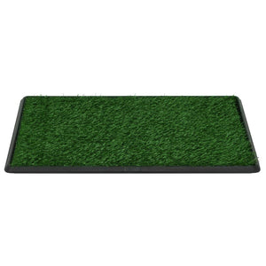 vidaXL Pet Toilet with Tray & Artificial Grass Green 76x51x3 cm Toilet