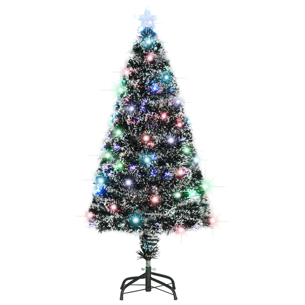 vidaXL Pre-Lit Christmas Tree with Stand and LED 120 cm Fiber Optic
