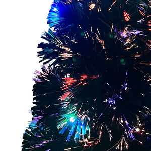 vidaXL Pre-Lit Christmas Tree with Stand and LED 240 cm Fibre Optic