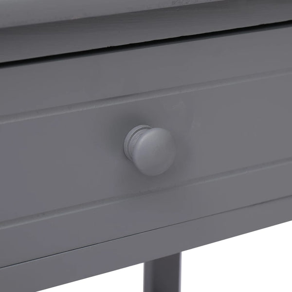 vidaXL Bedside Tables 2 pcs Grey 40x29x42 cm Paulownia Wood