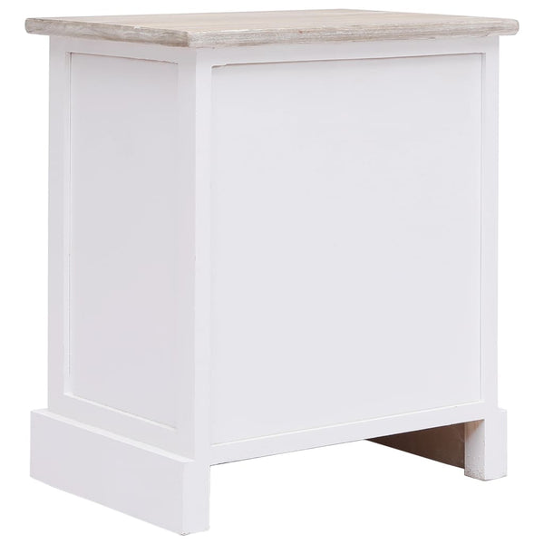 vidaXL Bedside Tables 2 pcs 38x28x45 cm Paulownia Wood