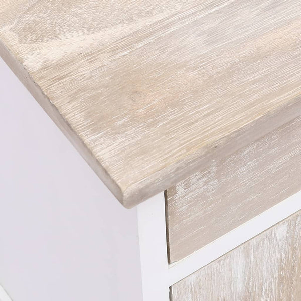vidaXL Bedside Tables 2 pcs 38x28x45 cm Paulownia Wood