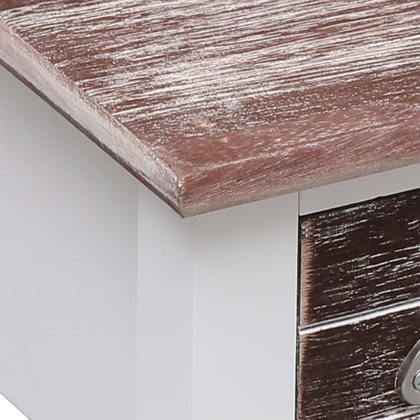 vidaXL Side Table Brown 40x40x40 cm Paulownia Wood