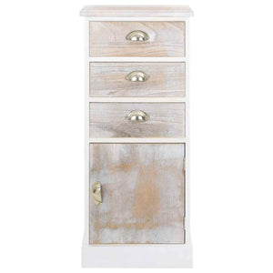vidaXL Side Cabinet 38x28x86 cm Solid Paulownia Wood