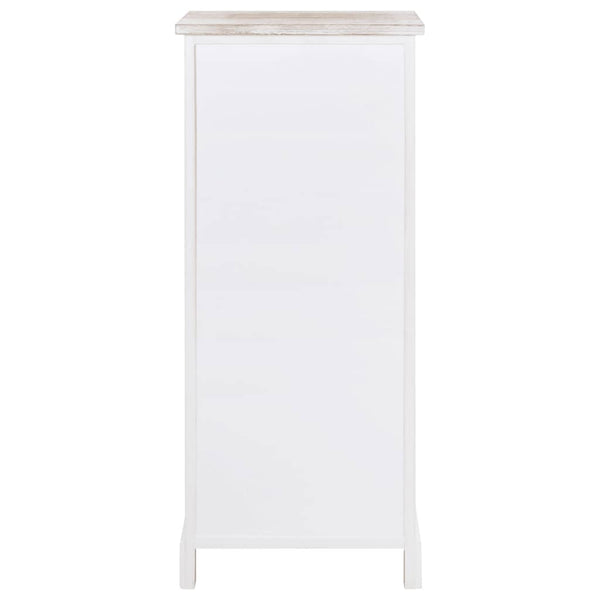 vidaXL Side Cabinet 38x28x86 cm Solid Paulownia Wood