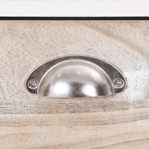 vidaXL Side Cabinet 38x28x86 cm Solid Paulownia Wood