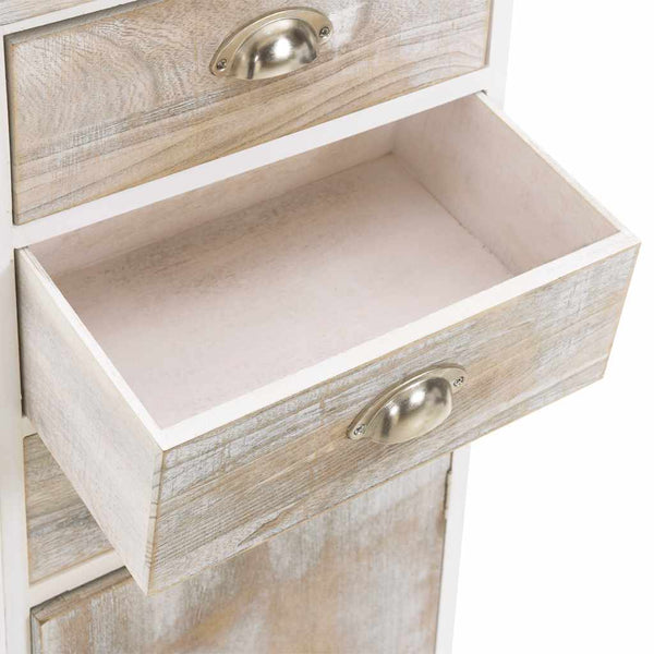 vidaXL Side Cabinet 38x28x86 cm Solid Paulownia Wood