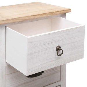 vidaXL Sideboard 35x25x87 cm Solid Paulownia Wood