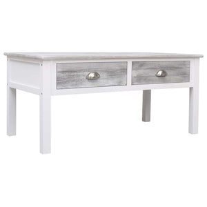 vidaXL Coffee Table Grey 100 x 50 x 45 cm Wood