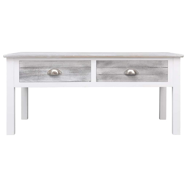 vidaXL Coffee Table Grey 100 x 50 x 45 cm Wood