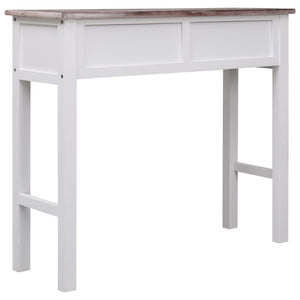 vidaXL Console Table Brown 90x30x77 cm Wood