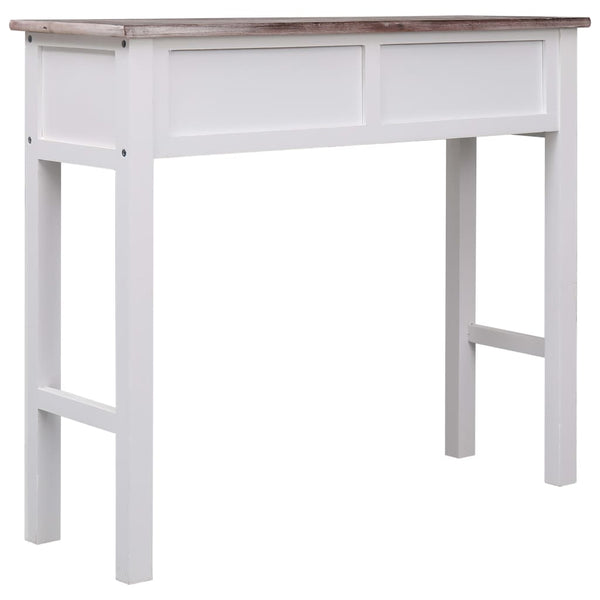 vidaXL Console Table Brown 90x30x77 cm Wood