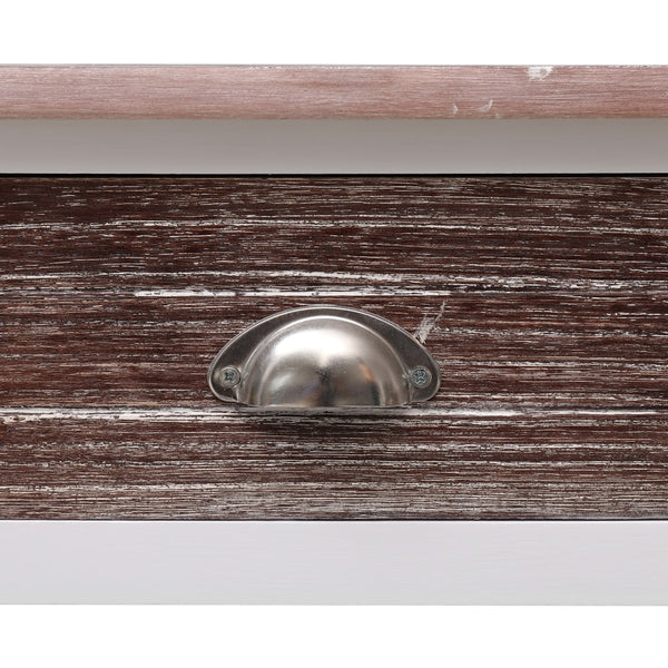 vidaXL Console Table Brown 90x30x77 cm Wood