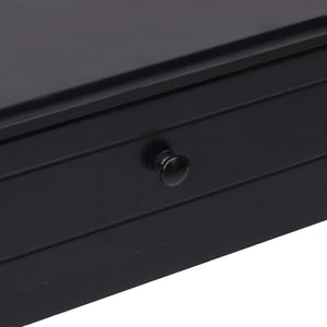 vidaXL Console Table Black 90 x 30 x 77 cm Wood