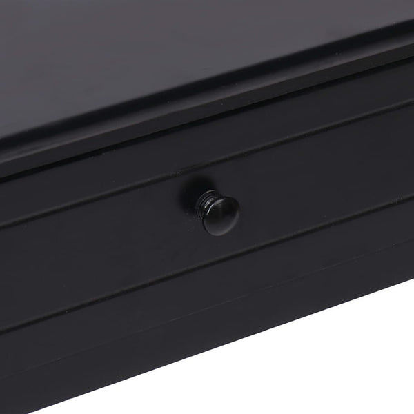 vidaXL Console Table Black 90 x 30 x 77 cm Wood