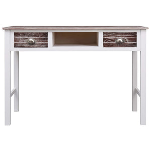 vidaXL Desk Brown 110 x 45 x 76 cm Wood