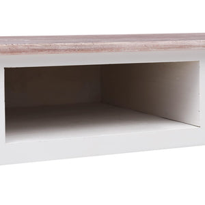 vidaXL Desk Brown 110 x 45 x 76 cm Wood