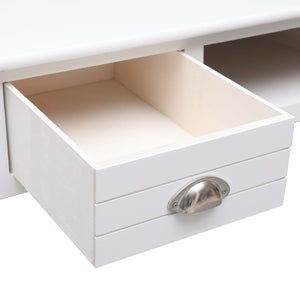 vidaXL Desk White 110x45x76 cm Wood