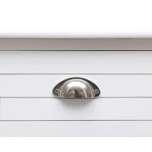 vidaXL Desk White 110x45x76 cm Wood