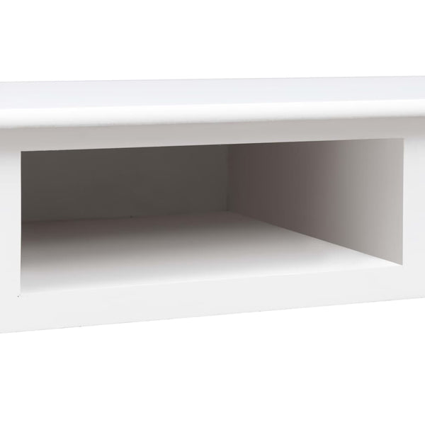 vidaXL Desk White 110x45x76 cm Wood