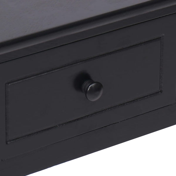 vidaXL Desk Black 110x45x76 cm Wood