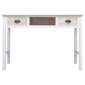 vidaXL Console Table 110x45x76 cm Wood