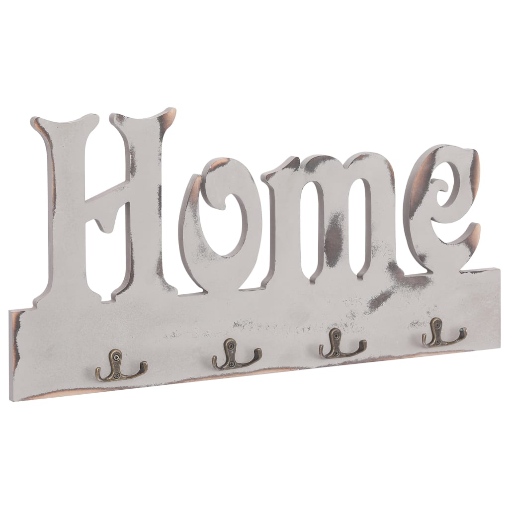 vidaXL Wall Coat Rack HOME 50 x 23 cm