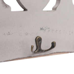 vidaXL Wall Coat Rack HOME 50 x 23 cm