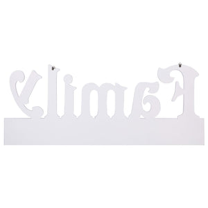 vidaXL Wall Coat Rack FAMILY 74 x 29.5 cm