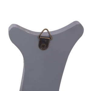 vidaXL Wall Coat Rack WELCOME Grey 74 x 29.5 cm