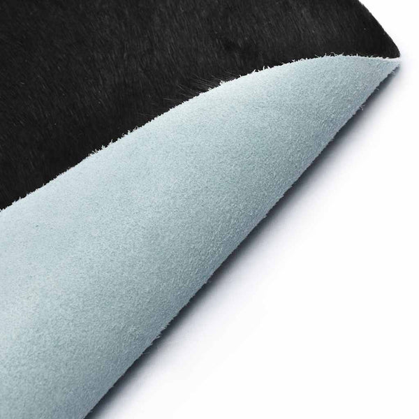 vidaXL Rug Genuine Cowhide Black and White 150x170 cm