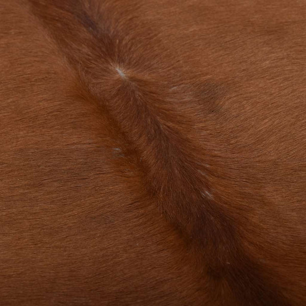 vidaXL Rug Genuine Cowhide Brown and White 150x170 cm