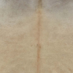 vidaXL Rug Genuine Cowhide 150x170 cm Beige