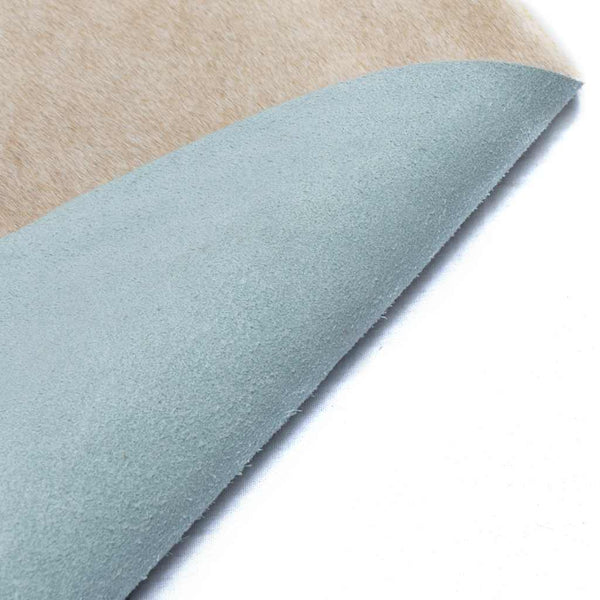 vidaXL Rug Genuine Cowhide 150x170 cm Beige