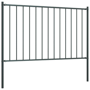 vidaXL Woerden Fence Panel with Post Steel 1.7 x 0.75 m Anthracite