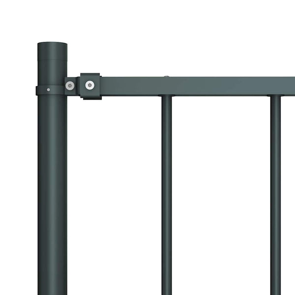 vidaXL Woerden Fence Panel with Post Steel 1.7 x 0.75 m Anthracite
