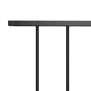 vidaXL Fence Panel Woerden Powder-Coated Steel 1.7 x 0.75 m Black