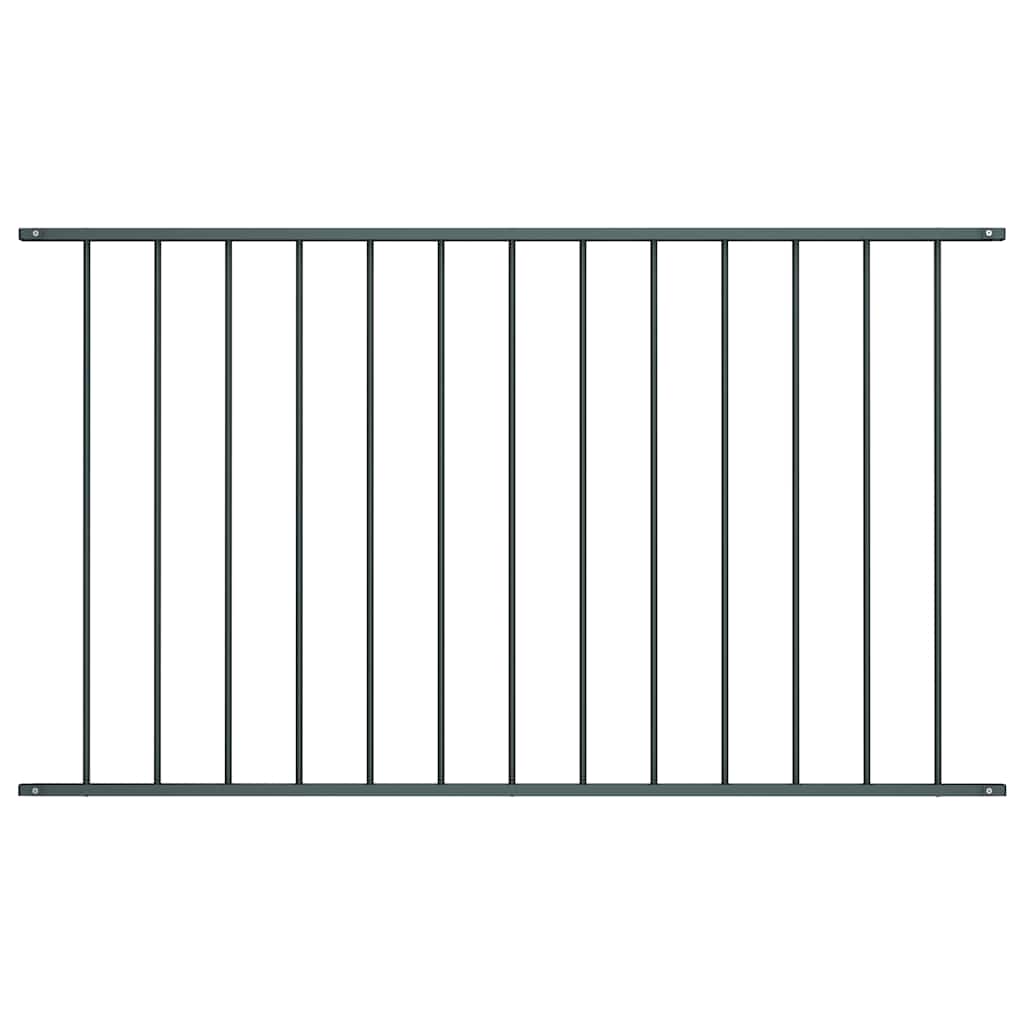 vidaXL Fence Panel Woerden Powder-Coated Steel 1.7 x 1.17 m Anthracite