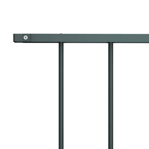 vidaXL Fence Panel Woerden Powder-Coated Steel 1.7 x 1.17 m Anthracite