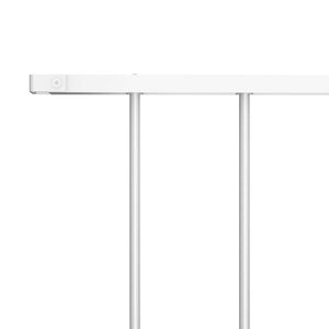 vidaXL Fence Panel Woerden Powder-Coated Steel 1.7 x 1 m White