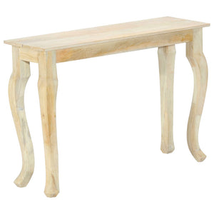vidaXL Console Table 110x35x77 cm Solid Mango Wood