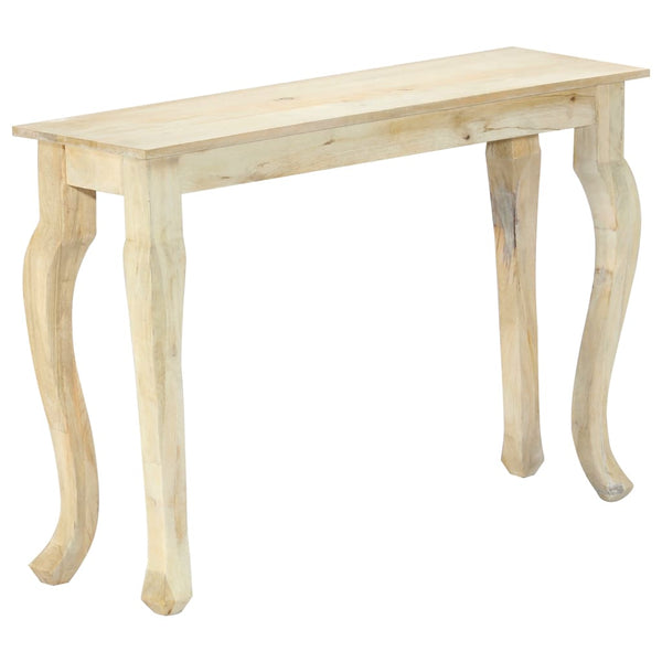 vidaXL Console Table 110x35x77 cm Solid Mango Wood