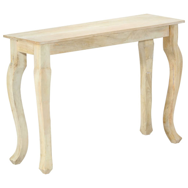 vidaXL Console Table 110x35x77 cm Solid Mango Wood