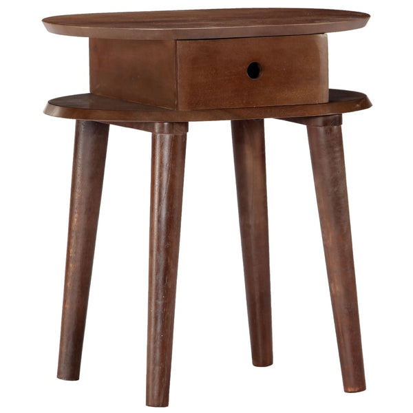 vidaXL Bedside Table 50x35x55 cm Solid Acacia Wood