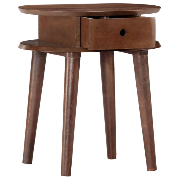 vidaXL Bedside Table 50x35x55 cm Solid Acacia Wood