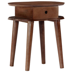 vidaXL Bedside Table 50x35x55 cm Solid Acacia Wood