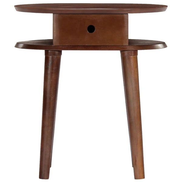 vidaXL Bedside Table 50x35x55 cm Solid Acacia Wood